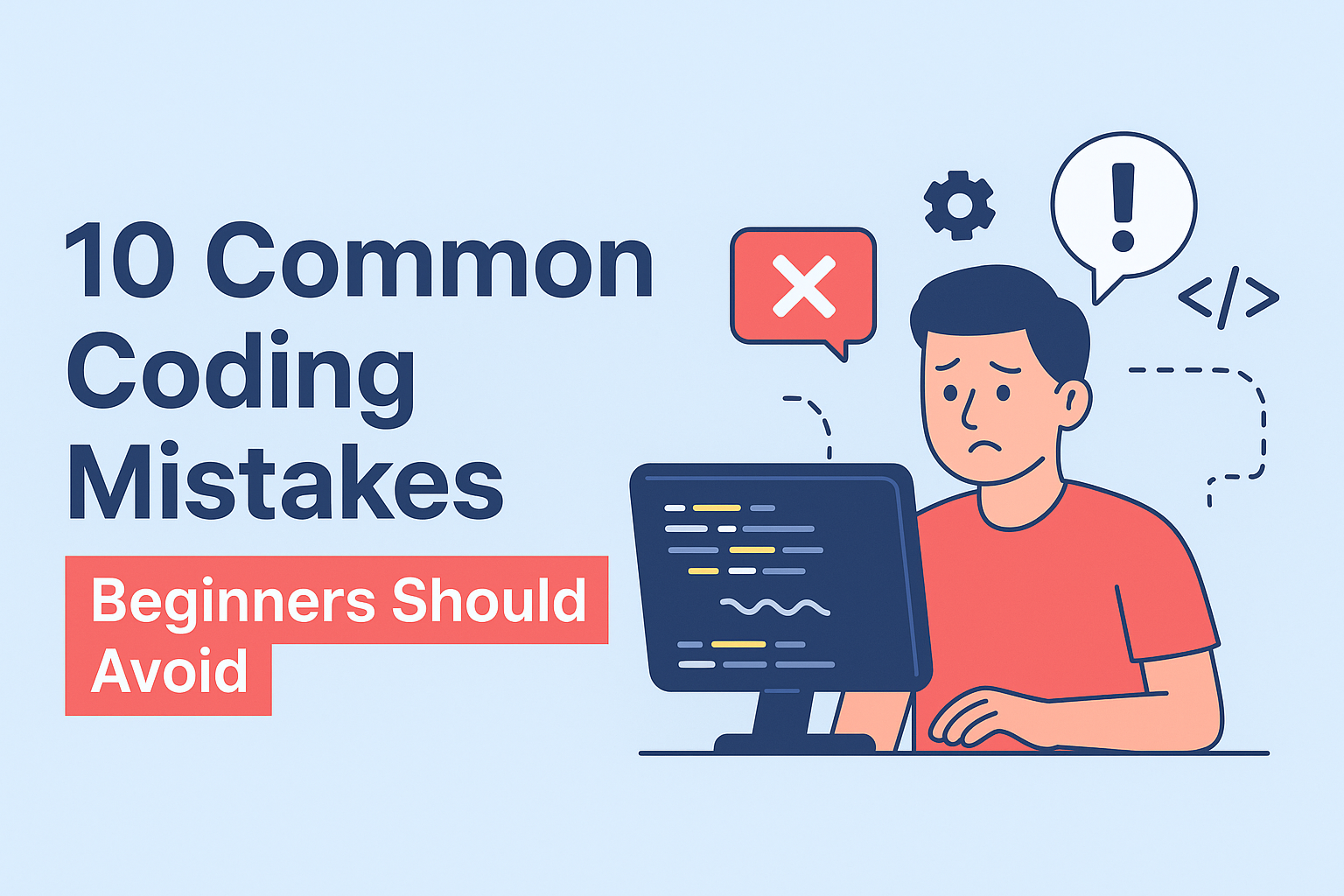 10 Common Coding Mistakes Beginners Should Avoid